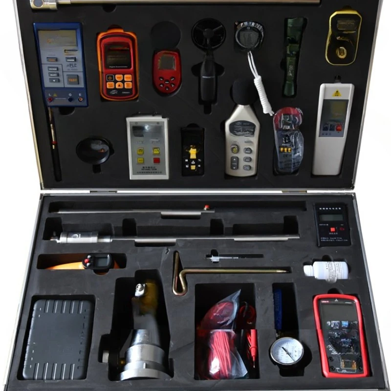Fire facility test box, building fire supervision, inspection box acceptance toolbox
