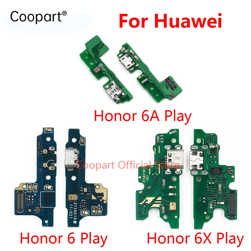 New Microphone Module+USB Charging Port Board Flex Cable Connector For Huawei Honor 6 6A 6X Play Replacement Parts