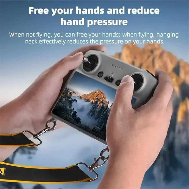 For DJI Mini 3/4 Pro RC Remote Controller Widen Lanyard Neck Strap Hanging Straps Drone Accessories