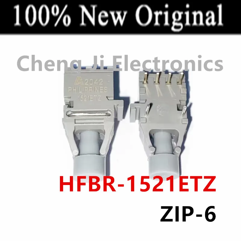 2PCS/Lot   HFBR-1521ETZ   1521ETZ   ZIP-6   New Original Port Threaded Fiber Optic Transceiver   HFBR-2521ETZ    2521ETZ