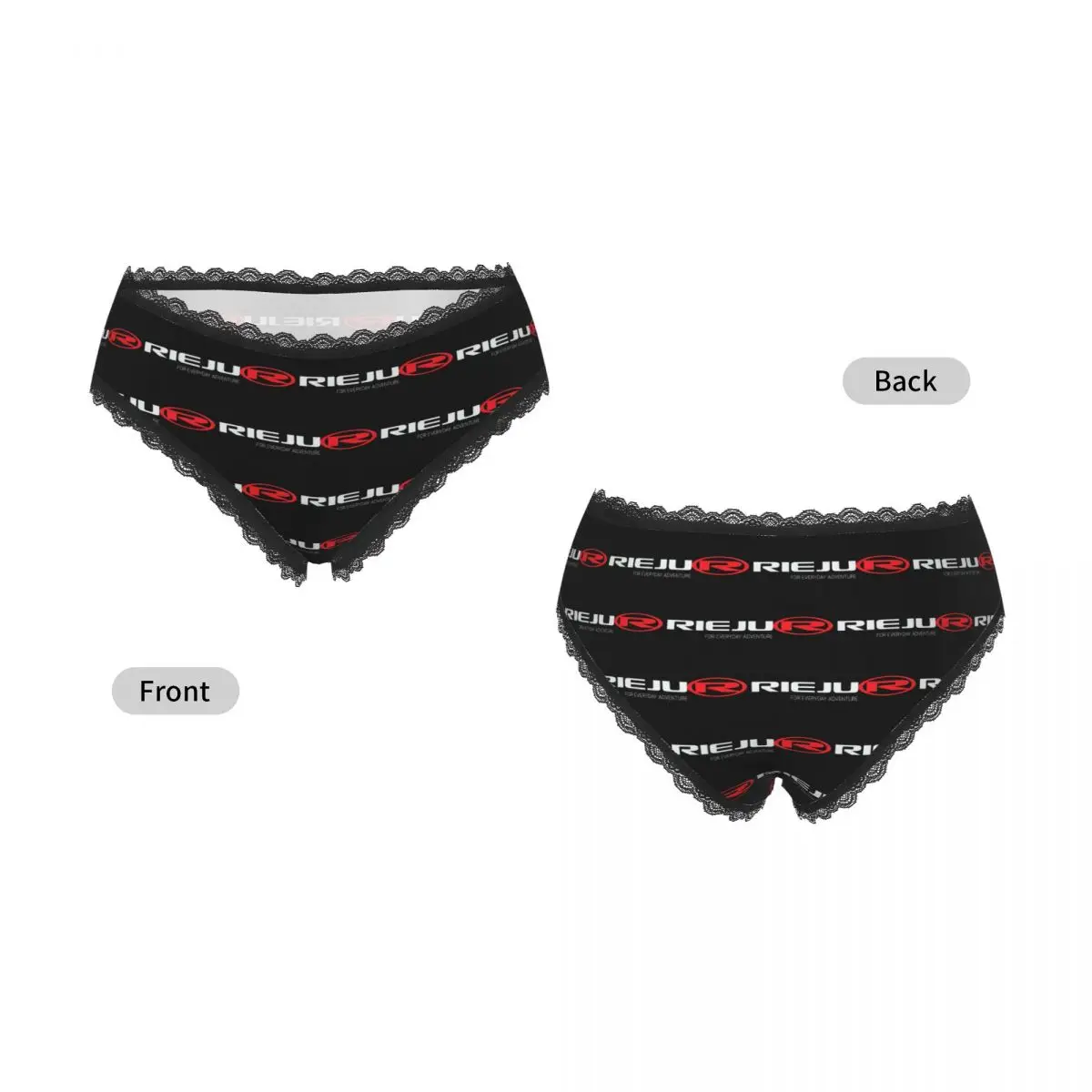 Custom RIEJU Logo Moto Panties Briefs Women's Comfort Briefs Underwear Breathable Female Underpants