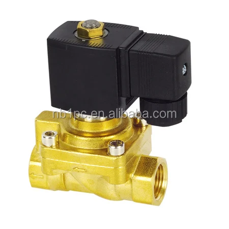 G1/2'' High Pressure 50Bar Brass Bottle Blowing Solenoid Valve AC220V for High Temperature Gas Pilot Structure