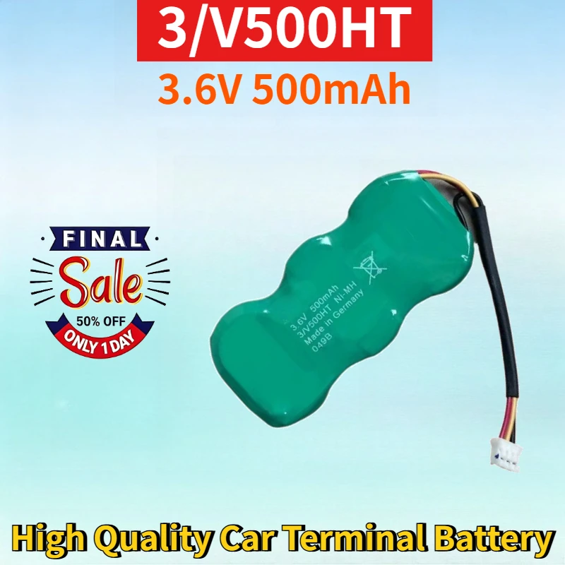 

Newest 3/V500HT 3.6V 500mAh NI-MH Rechargeable Battery for VARTA V450HR High Quality Car Terminal Charging Replacement Battery