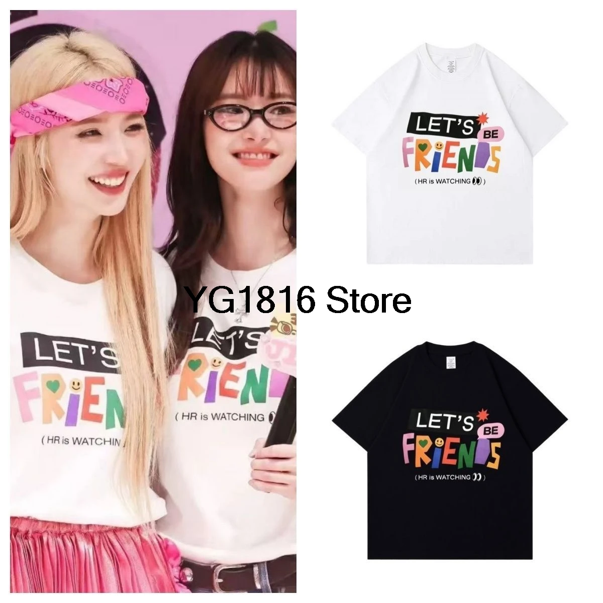 T-shirt Fashion Enemies with Benefits JanJingjing pour hommes et femmes, t-shirts vintage Harajuku à manches courtes, t-shirts oversize
