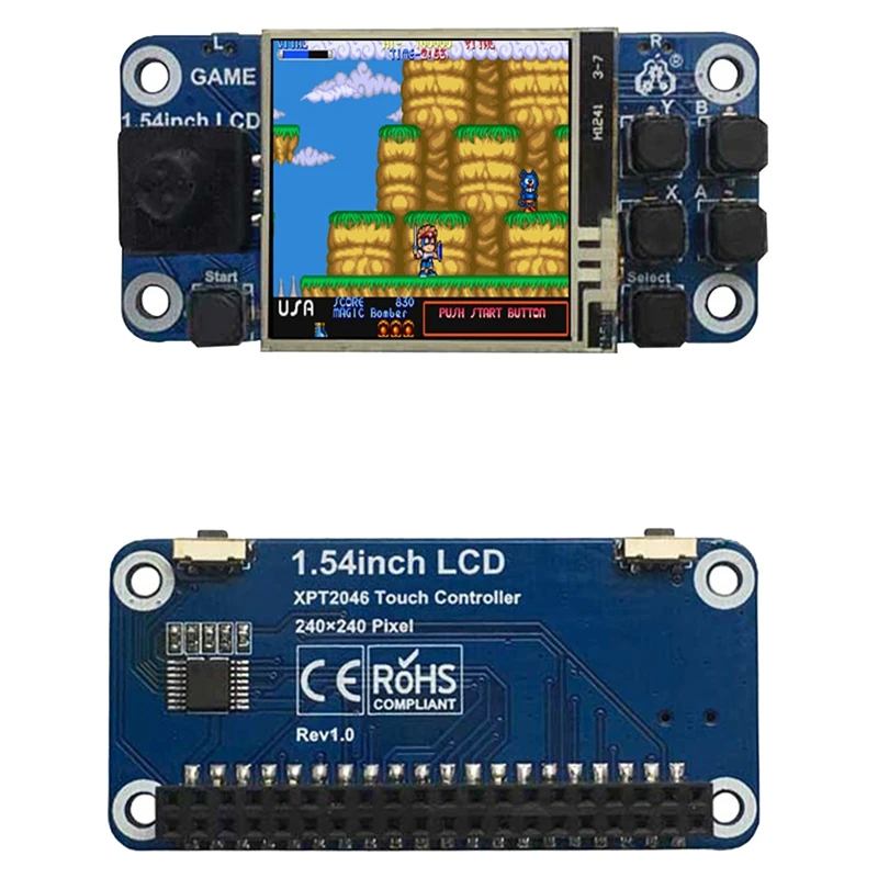 LCD Display Screen 1.54 Inch LCD Display Screen For Raspberry Pi 2B/3B+/4B/Zero W