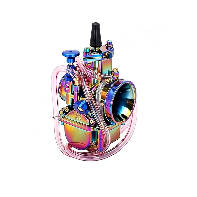 Motorcycle Carburetor PWK21 24 26 28 30 34 mm Dirt Bike Carb with Power Jet For 2T 4T Koso Motocross Karb Scooter ATV