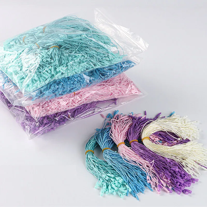 أسود أبيض علامة تعليق سلسلة المفاجئة قفل حلقة دبوس السحابة هوك التعادل للملابس شارة السعر Hhanging 20 سنتيمتر 7.8 بوصة 100-1000 قطعة