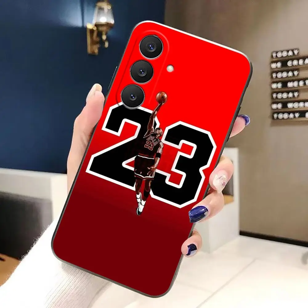 Basketball Number 23 Cover Phone Case For Samsung Galaxy S26 S25 S24 S23 S22 S21 S20 FE Ultra Plus Lite Funda Coque Capa Shell