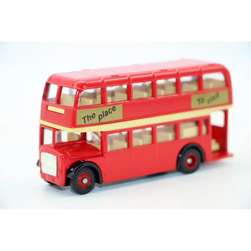 Bristol britannico pressofuso Lodekka a due piani modello di autobus in lega di Londra giocattolo da collezione regalo souvenir display ornamento