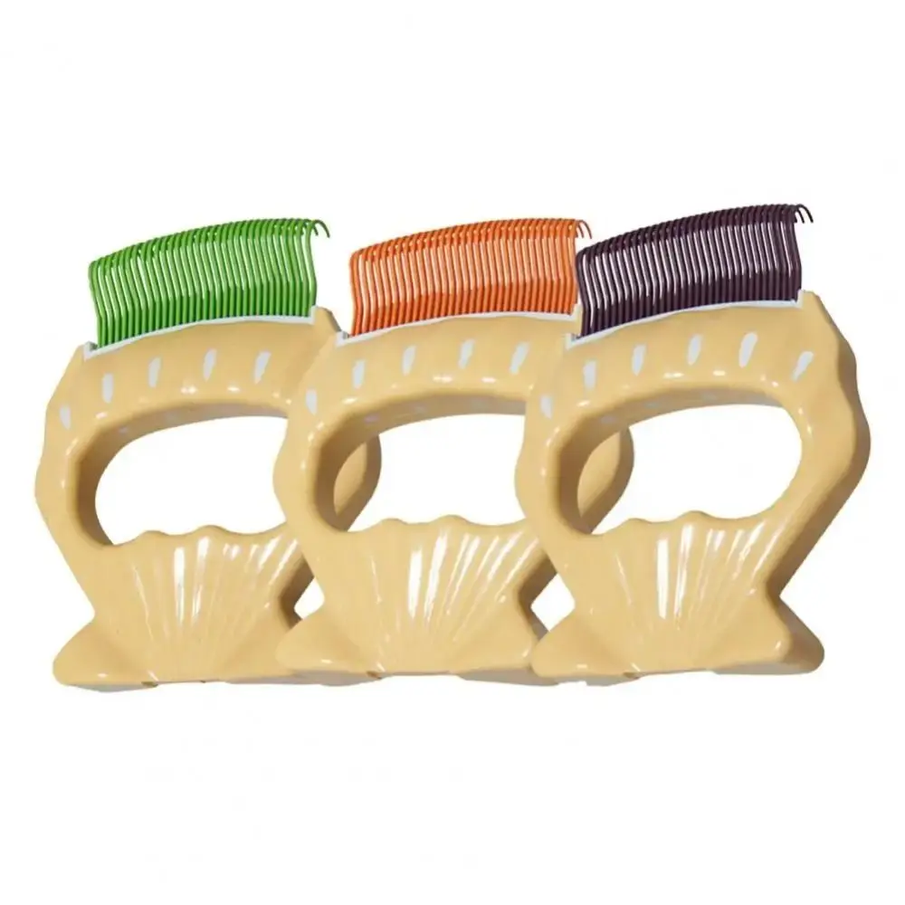 Portable ABS Pet Comb Gentle Ergonomic Handle Deshedding Brush Pet Hair Removal Comb Pet Grooming