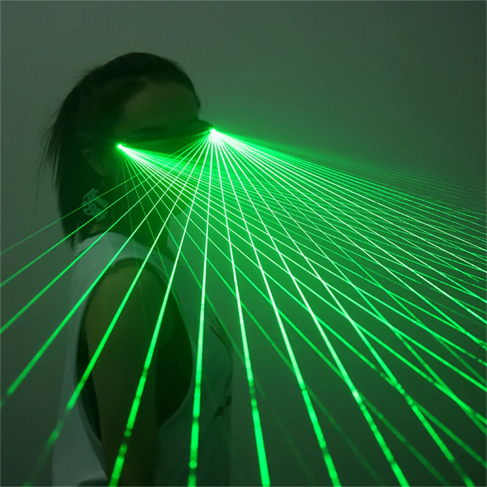 Multi-line Laser Glasses Stage Performance DJ Beam Portable LED Eyeglasses Party Light Dancer Luminous Costumes Nightclub Show