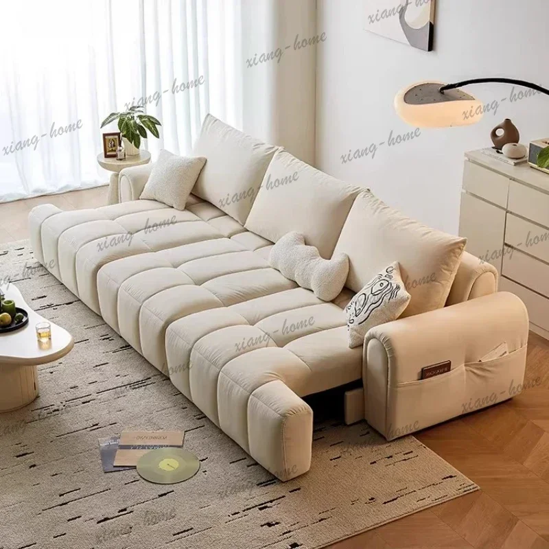 lsLuxury modern fabric electric retractable reclining sofa comfortable living room sofas and seating couch sofa bed home furnitu