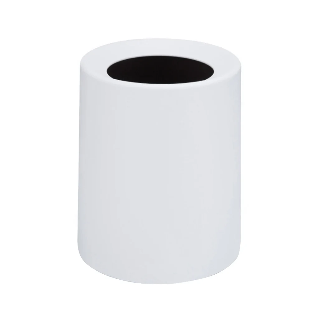 

Plastic Trash Can Waste Bin Container for Home Bedroom Kitchen Office 15L Large Capacity Garbage Can Storage Solution Simple