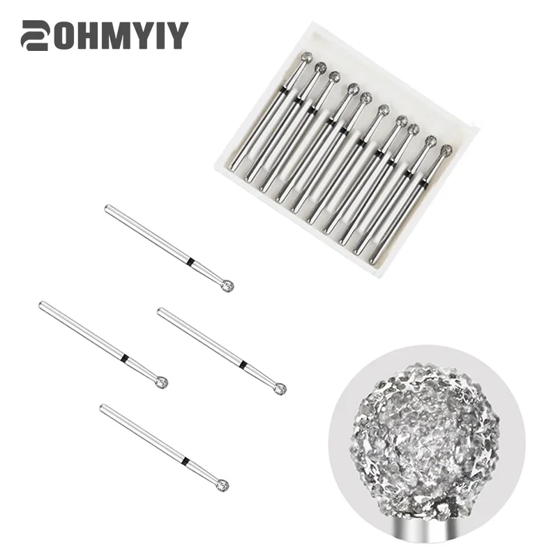 

10pcs/box Dental Diamond Burs High Speed Handpiece 25mm Dentist Tool Wear Resistant Lengthening Dentistry Fillings Palatal