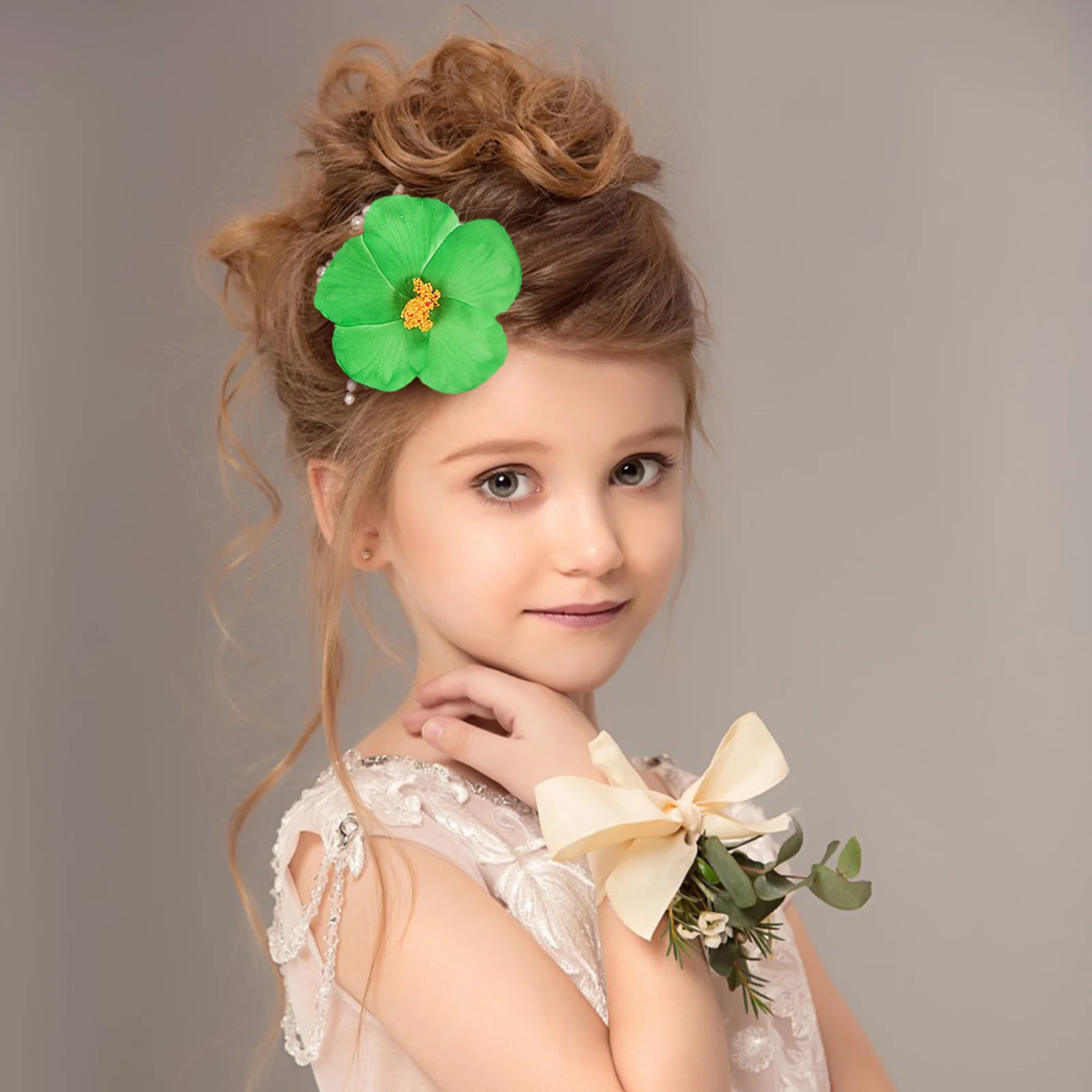 

17 Pcs Artificial Flower Decoration Faux Hibiscus DIY Hair Clip Accessories Flowers Eva Fake for Summer Party Banquet Hawaiian