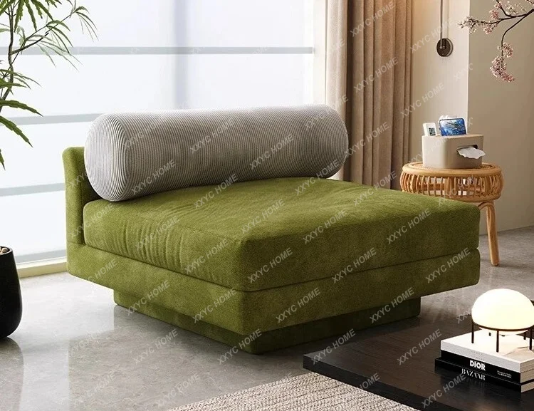 LCream Wind Fabric Sofa 2025 New Simple Single Creative Sofa Chair