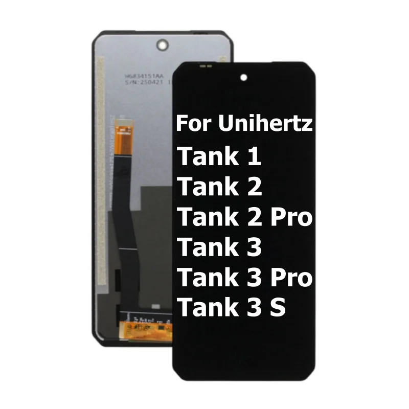 For Unihertz 8849 Tank 3 3Pro 3S LCD Tank 2 2Pro Display For Unihertz Tank 1 Screen Touch Digitizer Assembly Replacement Parts