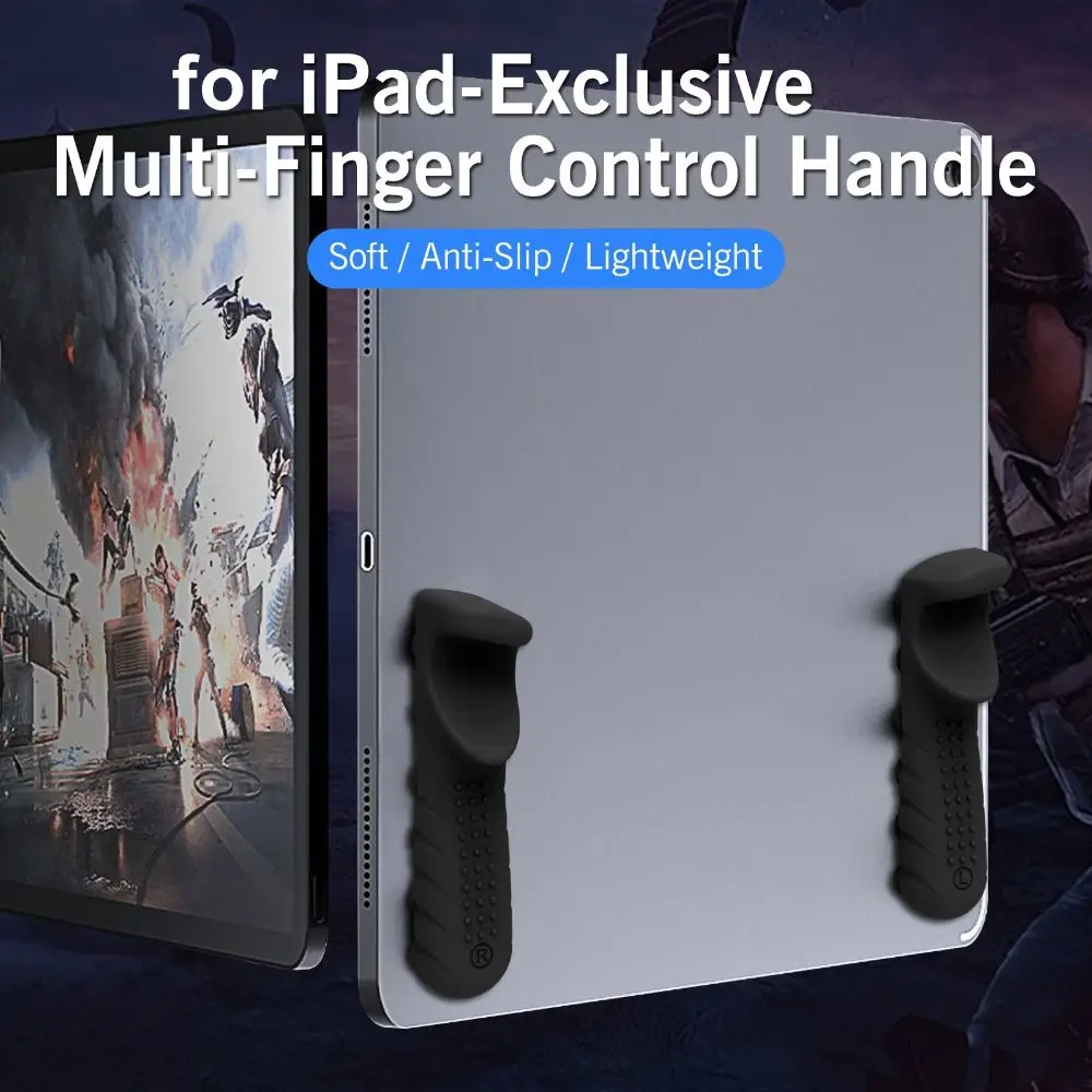 مقبض ألعاب من السيليكون لكوب شفط الكمبيوتر اللوحي، قبضة لوحة ألعاب مضادة للانزلاق، مريحة قابلة للفصل لـ PUBG/الكاكين خارج/قواعد البقاء على قيد الحياة #3