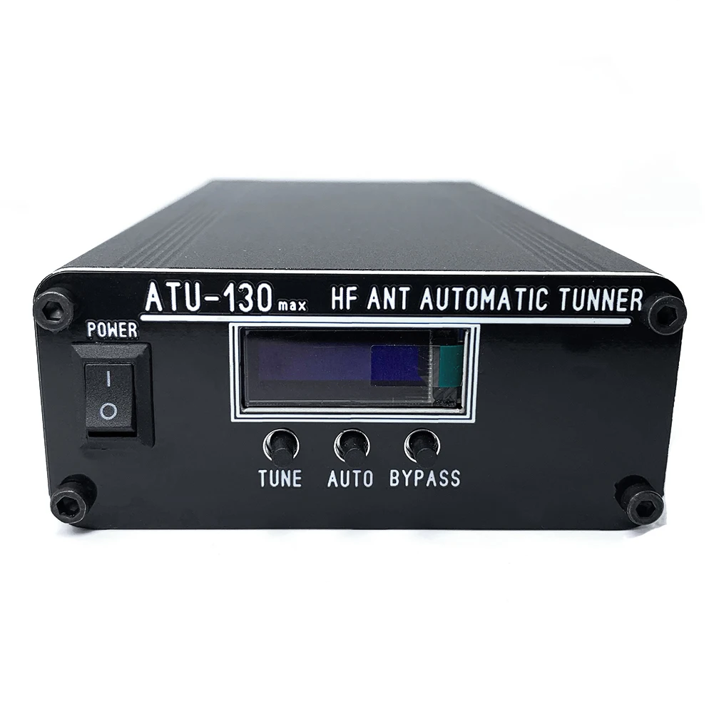 ATU-130 MAX Antenna Tuner Box 1.8-50MHz 200W Miniature Shortwave Antenna Tuner Update Version of ATU-100 ATU100