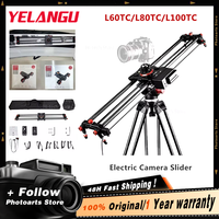 YELANGU L80TC L60TC L100TC Professional Camera Slider Motozied Carbon Fiber Track Rail Motor Time Lapse Wireless Control Remote