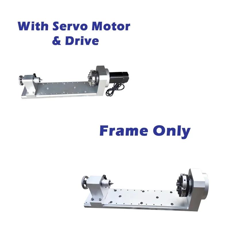 Harmonic 4th Axis Rotary Axis Fully Aluminum With 400W Lichuan Servo Motor Bracket Diameter 60mm Middle Height 80MM 3 4 Claws