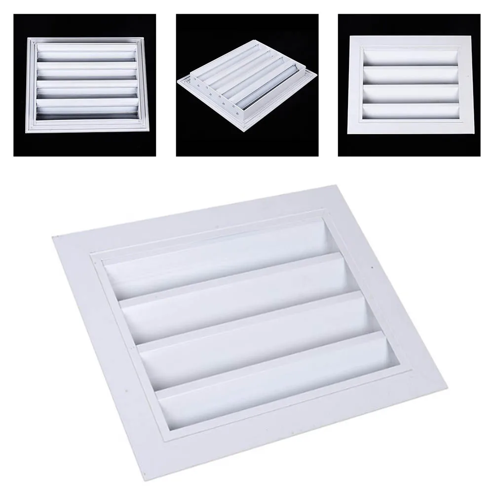 Aluminum Louver Air Vent Grille Ventilation Cover Wall Grilles Duct Cooling Vents Insect Screen Cover Home Exhaust Grille ﻿