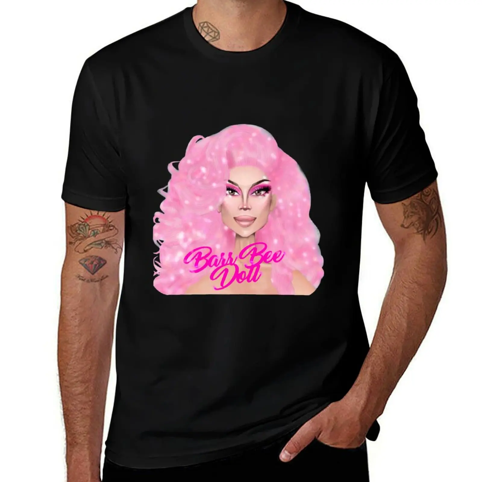 Barr Bee Doll T-Shirt Work Wear Short Sleeve T-Shirt