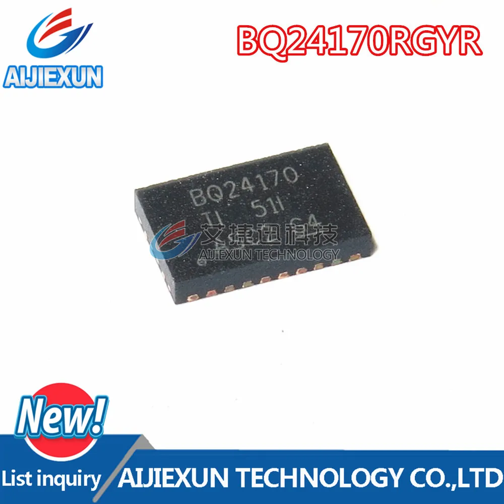 

5 шт. BQ24170RGYR BQ24170 VQFN-24 Зарядное устройство для аккумулятора Li-Ion/Li-Pol 4000 мА 13,5 В 24-контактный VQFN EP T/R в наличии 100% новый и оригинальный