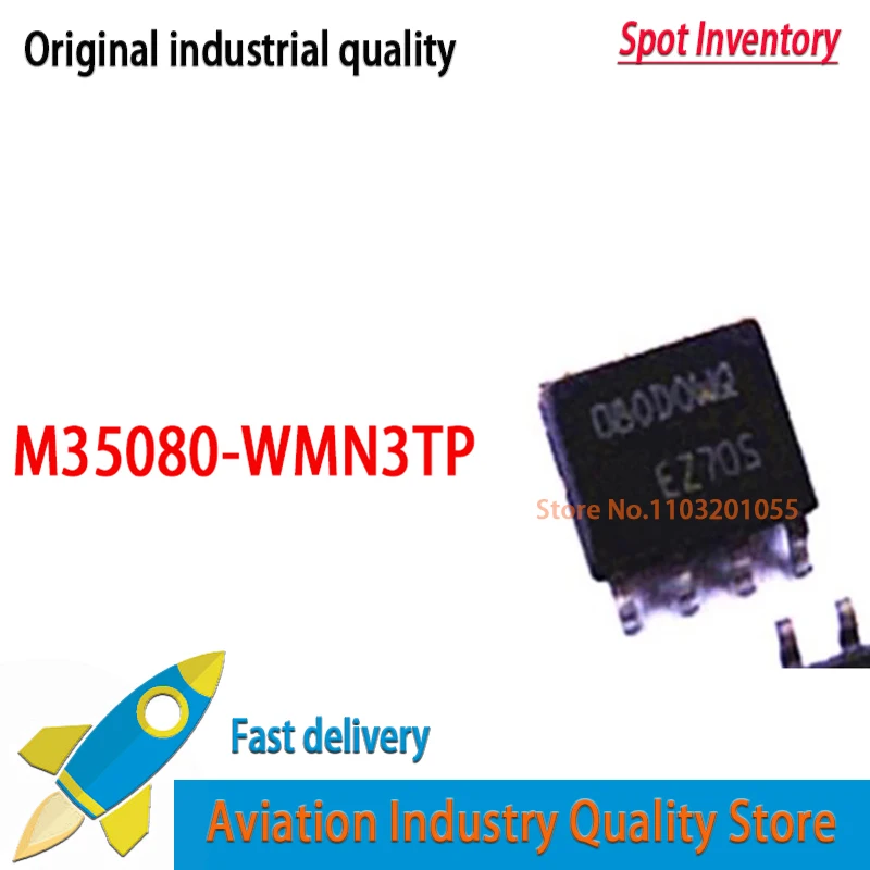 5pcs/lot M35080-WMN3TP  080DOWQ 080D0WQ M35080 35080 SOP8  080DOWT 080D0WT NEW Original  In Stock