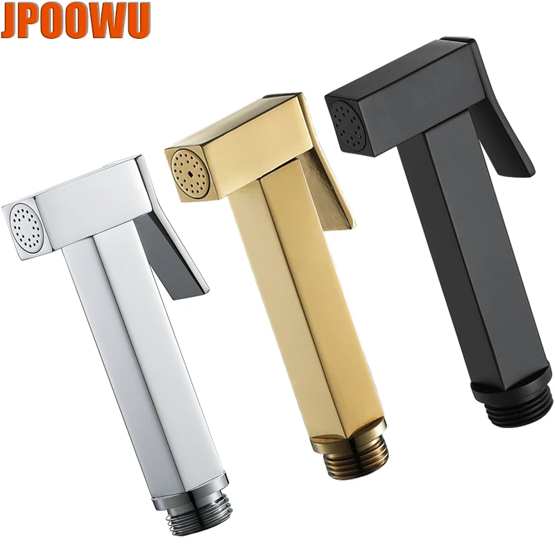 

Black Toilet Bidet Faucet Bathroom WC Anal Wass Cleaner Wall Mount Hygienic Gold Tap Muslim Modern Bath Shower Sprayer Faucets