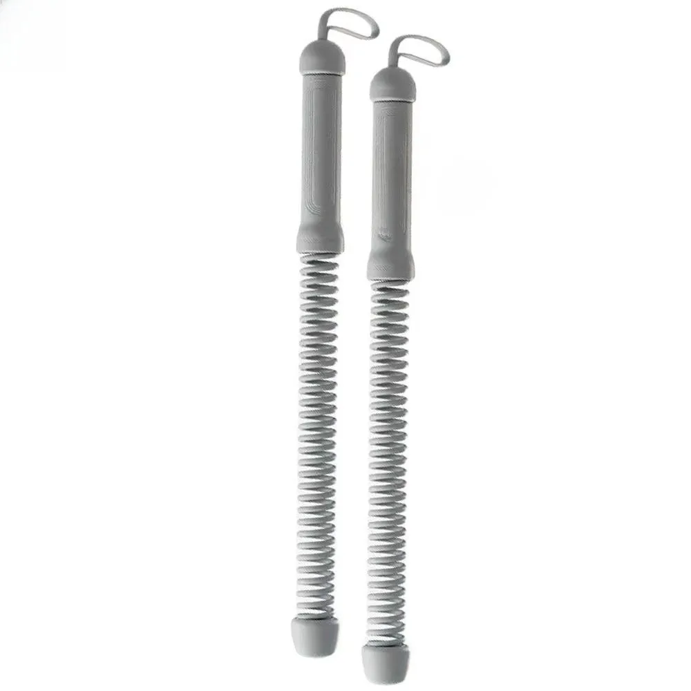 2Pcs Soft Rubber Ropeless Battle Ropes Non Slip Handle Strong Rebound Inertia Training Rope Arm Exerciser Full Body Training