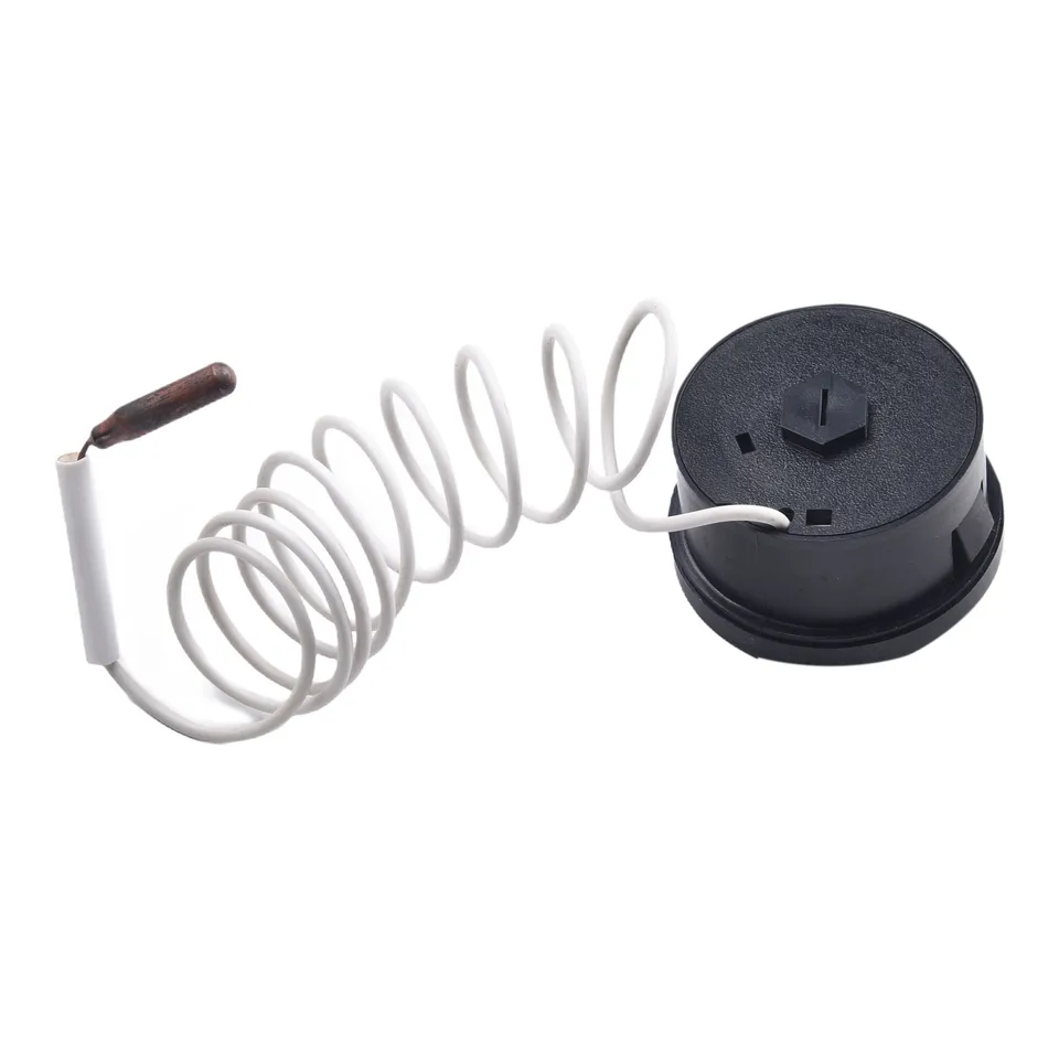 Capillaire Temperatuurmeter Met Sensor 0-120°C – Messing Wijzerplaat Voor Water, Olie En Vloeistoffen, 100 Cm Capillair