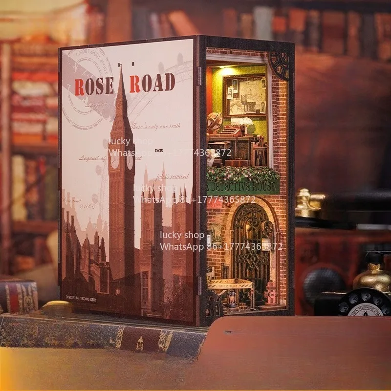 

Detective Agency Assembles Books To Create Mini Puzzle House Gifts