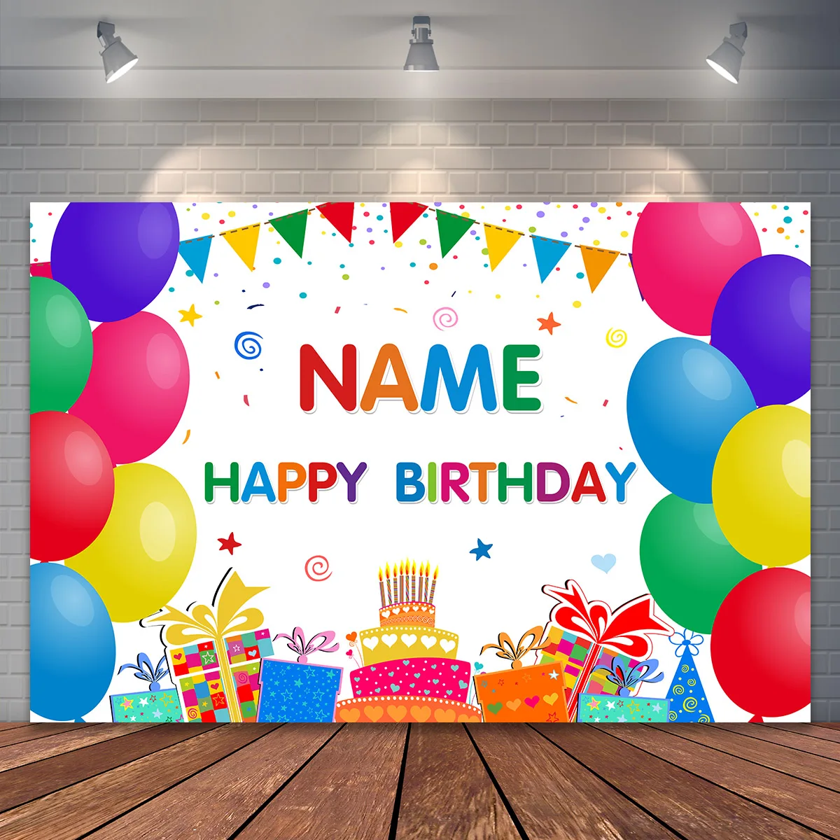 

Красочный фон для фото, детский декор для торта на первый день рождения, стола, фон, товары для вечеринок, баннер для детского душа, реквизит для фотобудки