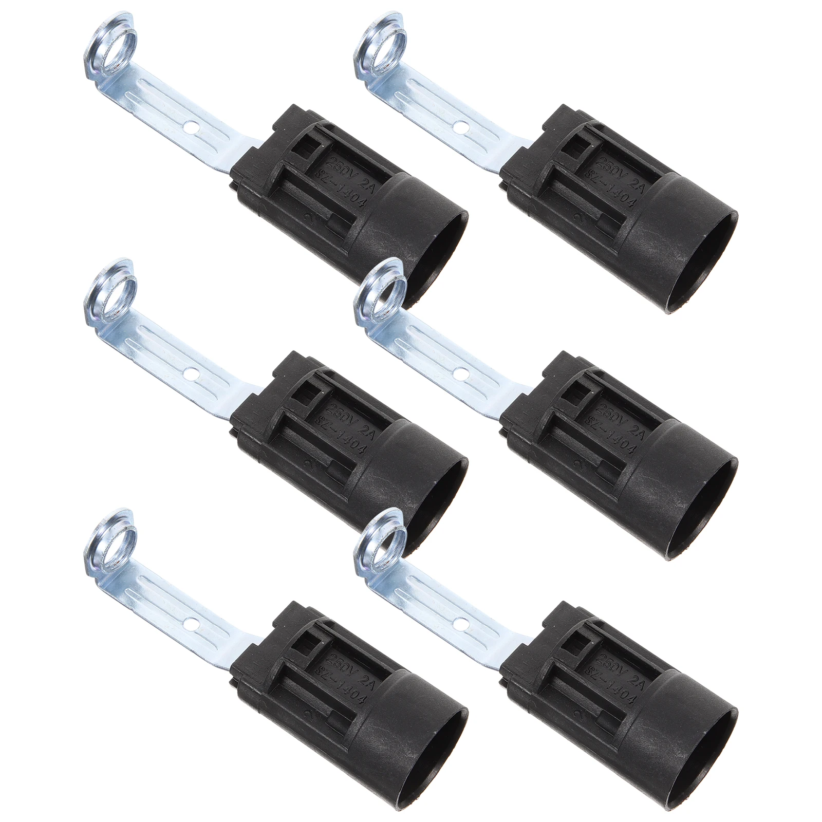

6Pcs E14 Candelabra Lamp Holders Socket Replacement Lighting Fixture Parts DIY Lamp Repair Kit Bulb Holder Base