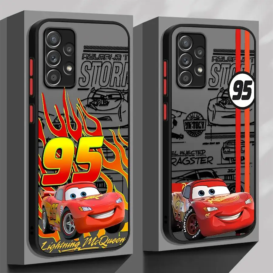 

Мягкий чехол для телефона Disney Lightning McQueen для Samsung Galaxy A52 A71 A21 A22 A56 A25 A26 A31 A32 A73 A72 A23 A36