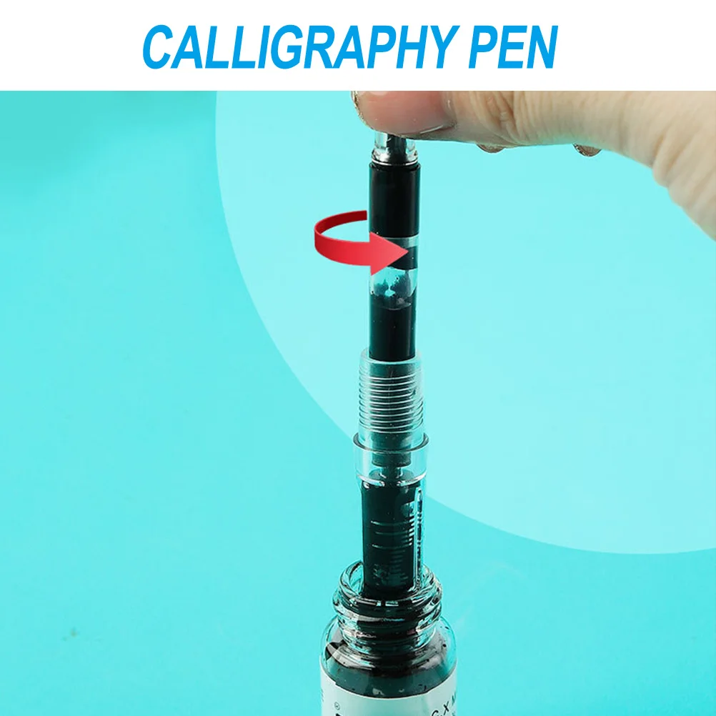 

5Pcs Soft Tip Calligraphy Brush Pens Refillable Ink Pen for School Art Painting Writing Chinese Calligraphy Practice Stationery