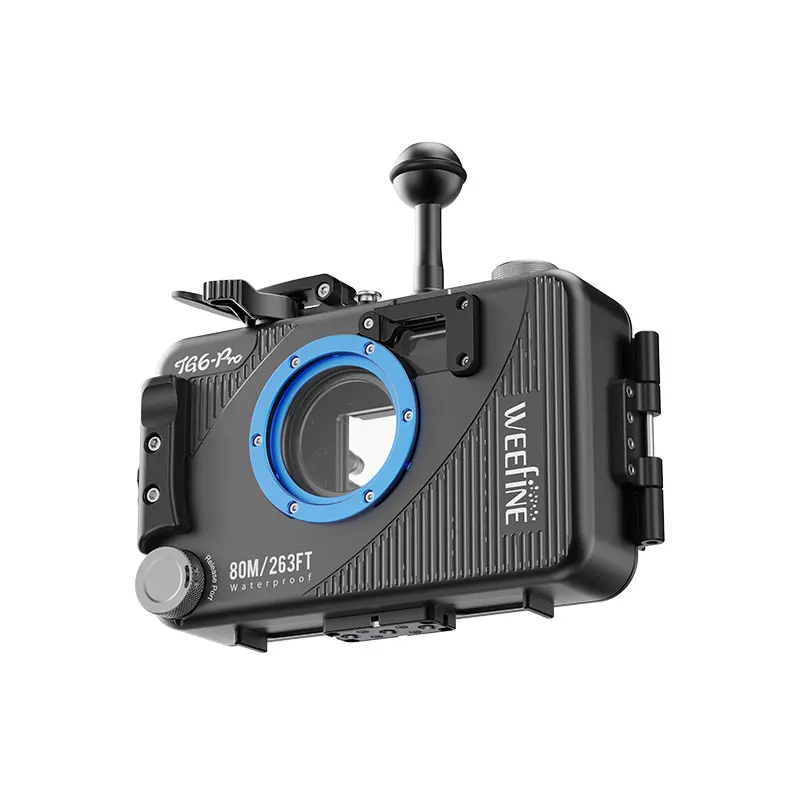 Weefine WFH TG6 Pro هيكل الكاميرا أوليمبوس TG6 غلاف كاميرا تحت الماء سبائك الألومنيوم مقاوم للماء 80 متر التصوير تحت الماء #1