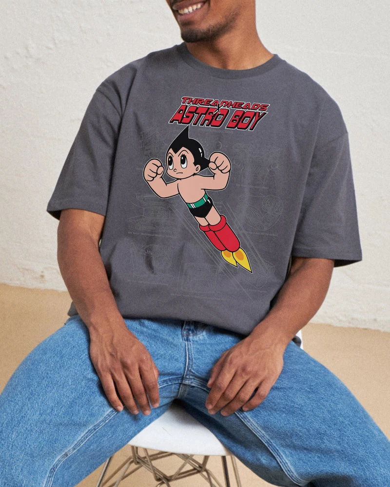Astro Boy The Atom Project T-Shirt Graphic Cotton Tee Printing High-end Luxury Unisex Style Both of Men and Women