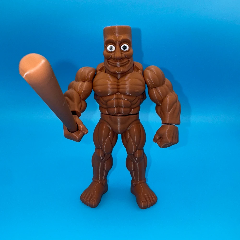 الإيطالية Brainrot عمل الشكل Tungsahur Tralalero الشكل ثلاثية الأبعاد مضحك سطح المكتب الديكور تمثال المنقولة مفصلية AI لعبة طفل