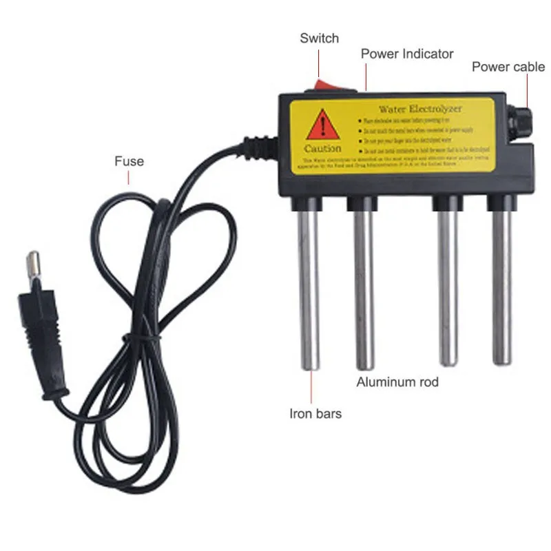 YenvQee Water Quality Tester 110V-220V TDS Water quality electrolyzer  Accessories Of The Water Filter For European Standard