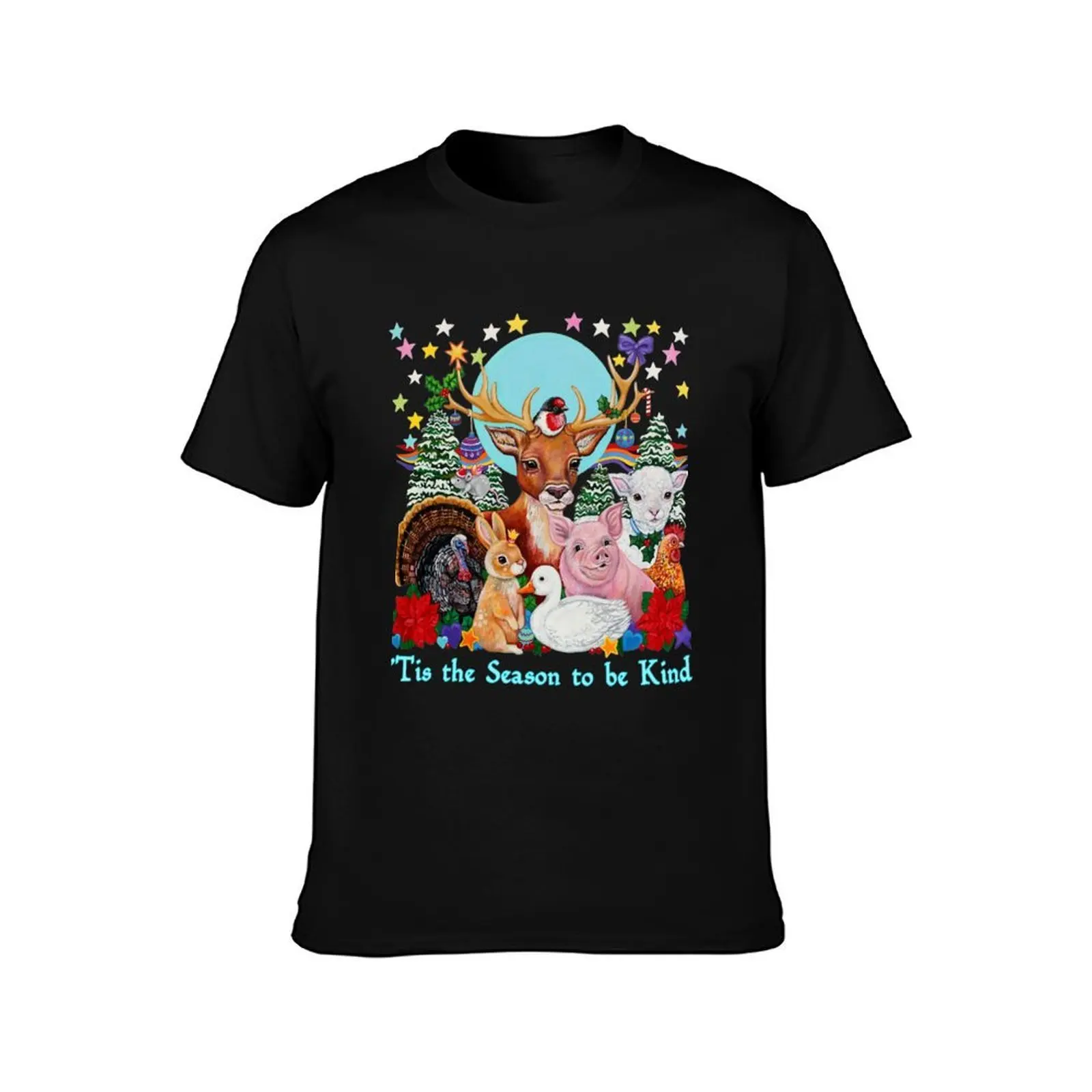 Tis the Season to be Kind - Christmas kindness message T-Shirt Sun Protective Outdoor Tee Top T-Shirt