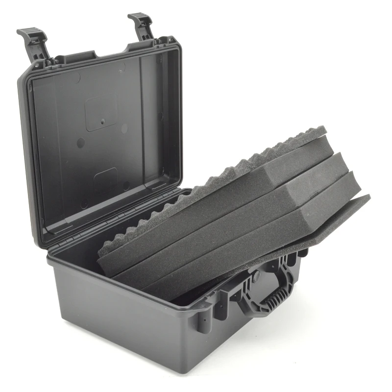 Plastic Safety Box Photographic Instrument Tool Case Hardware Toolbox Impact Resistant Sealed Waterproof With Pre-cut Foam