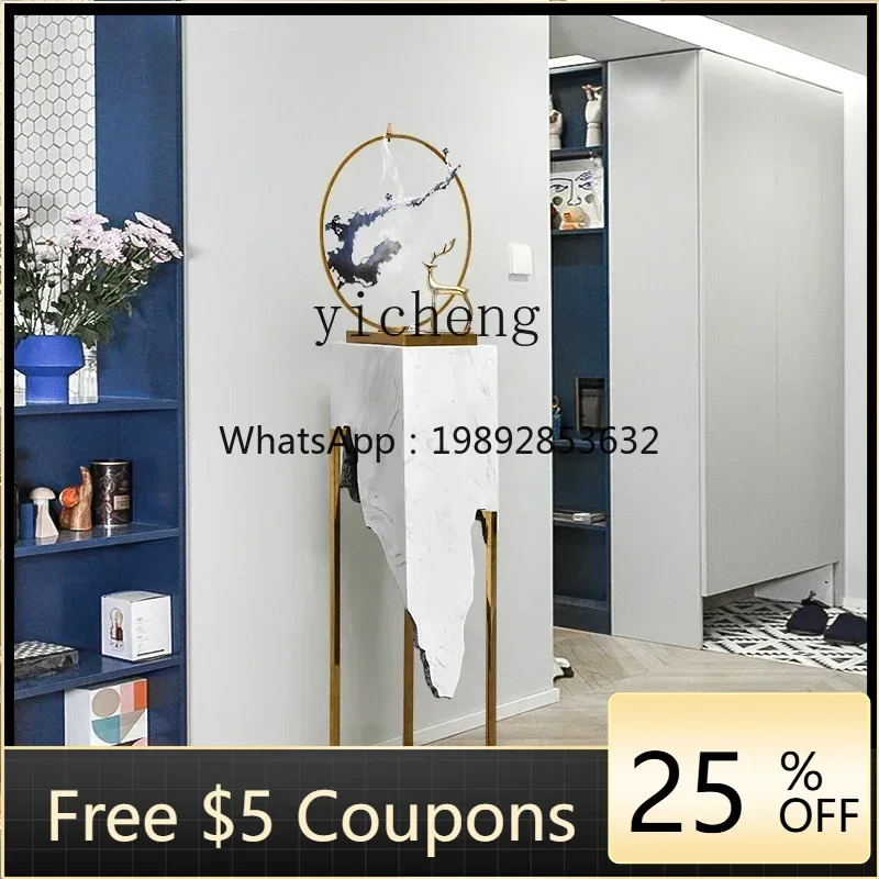 

EE living room ornament modern high-end light luxury entrance floor-to-ceiling water fountain ornament