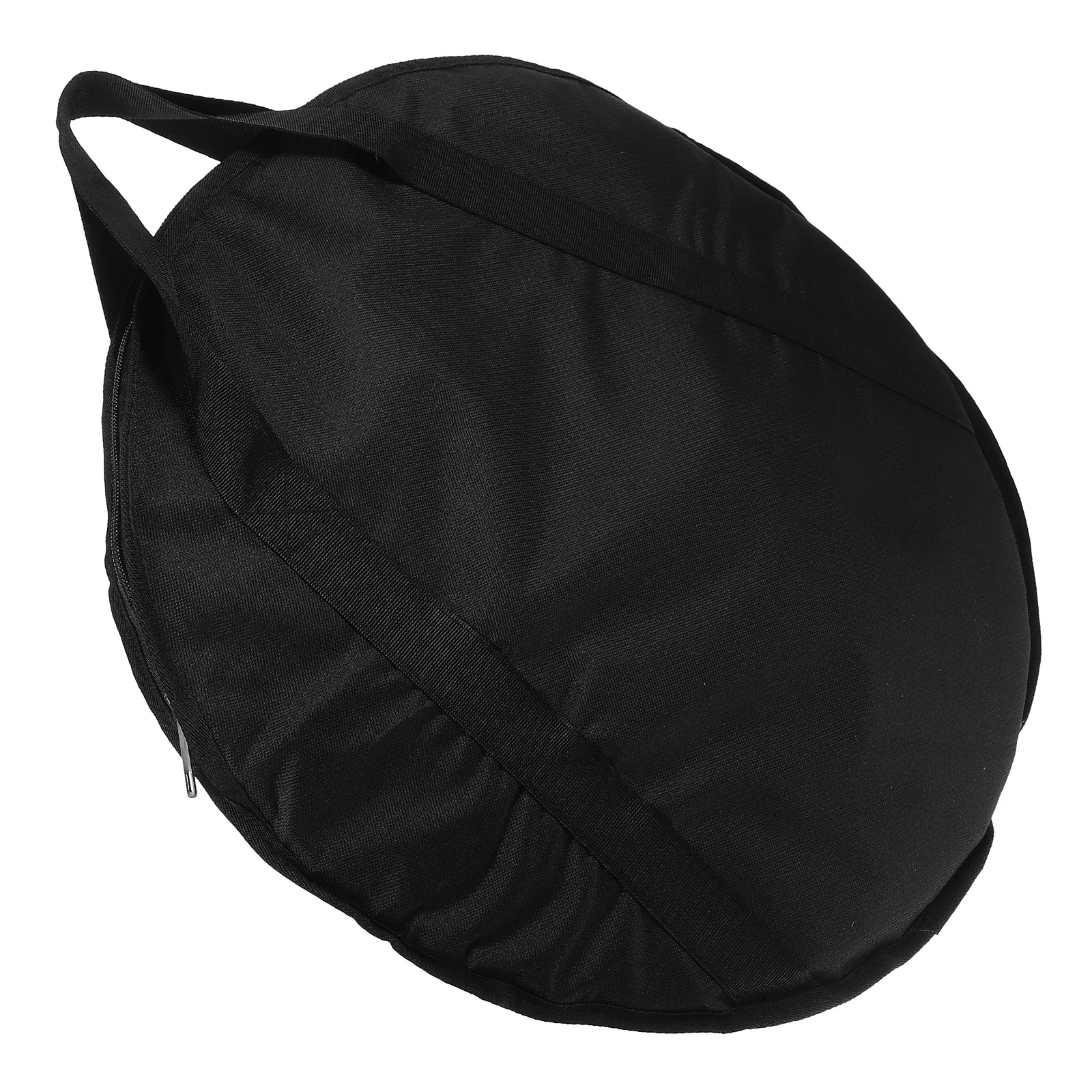 

Liner Cymbals Round Storage Bag Travel Zipper Handbag Cotton Oxford Cloth Strap