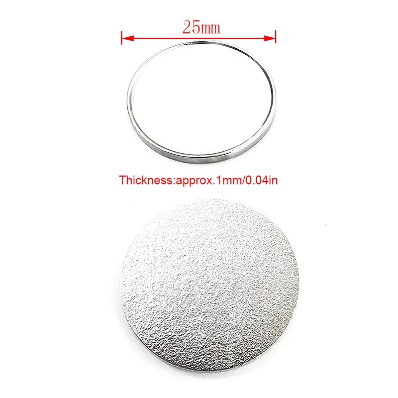 1/10Pcs Golf Hat Clip Cap Clips Golf Ball Mark Markers Golf Putting Green Accessories Iron Silver 25mm Diameter