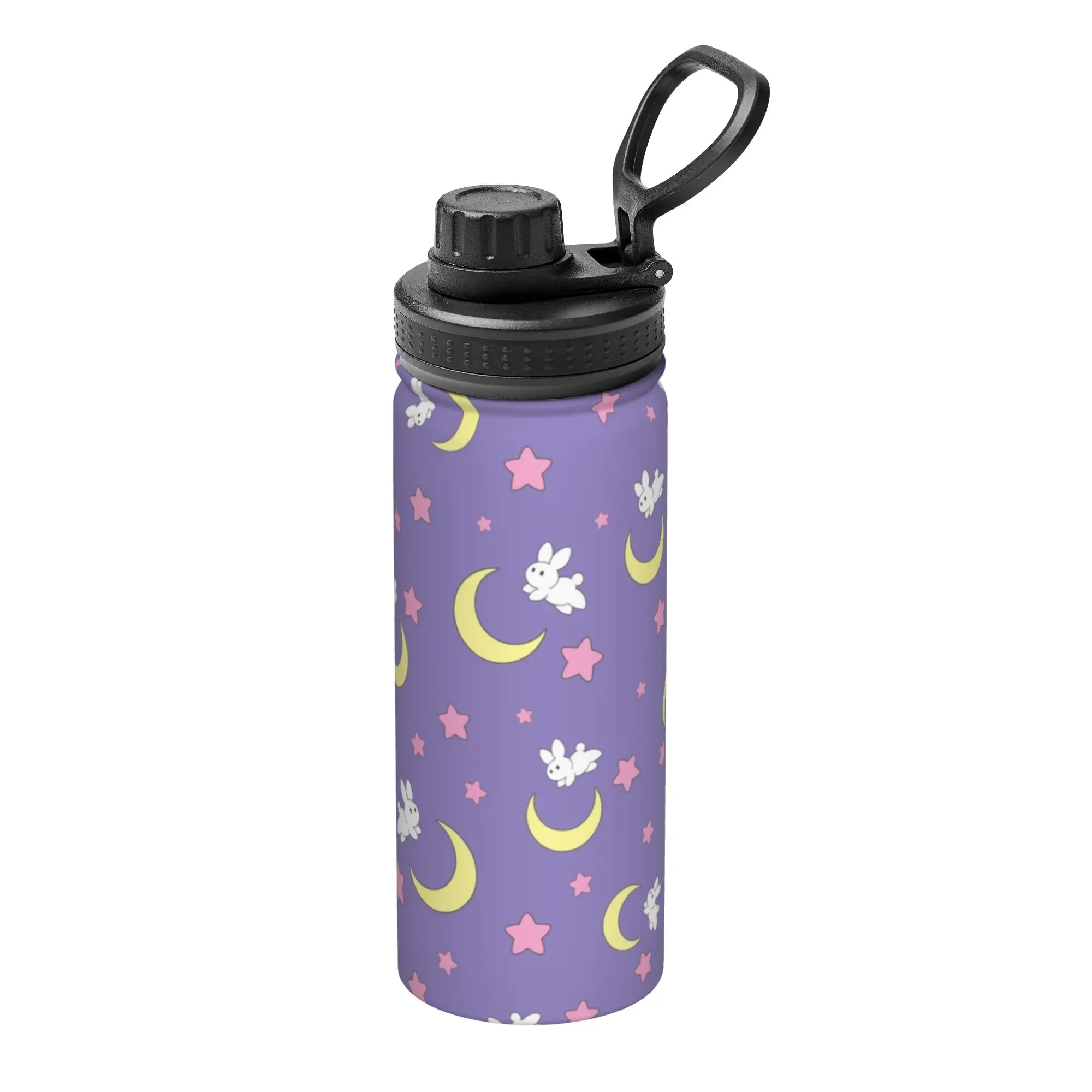 Termo Deportivo Aislado de 18 oz con Diseño de Sailor Moon, Taza Térmica, Botella de Vacío, Taza de Viaje para Exteriores, Antiderrames