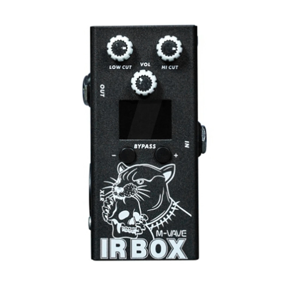 Nuevo Pedal de efecto de guitarra M-VAVE IR Box con cabina IR, gabinetes de respuesta de impulso, simulador de altavoz, puerto de salida XLR, Pedal de guitarra DC 9V