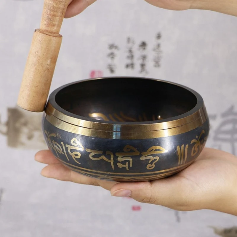 8 Size Tibetan Bowl Singing Bowl Decorative-wall-dishes Home Decoration Decorative Wall Dishes Tibetan Singing Bowl