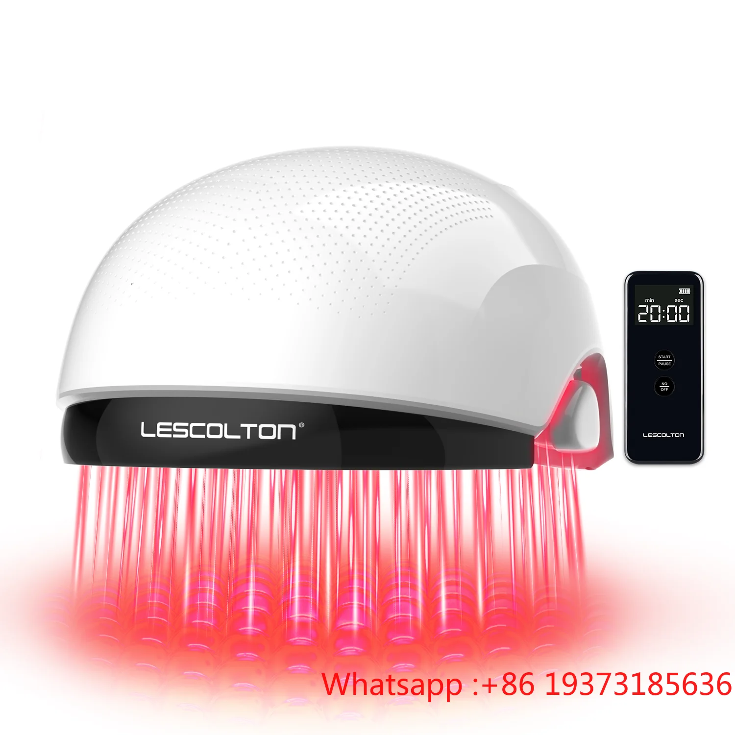 LLLT Home Use Hair Growth System Red Light Therapy Helmet for Hair Regrowth Alopecia Treatment Electric Power Source Cap